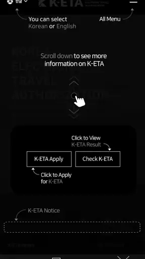 K-ETA screenshot