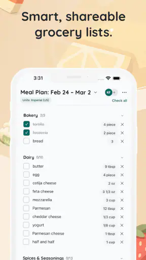 Kitcha: Recipe & Meal Planner screenshot