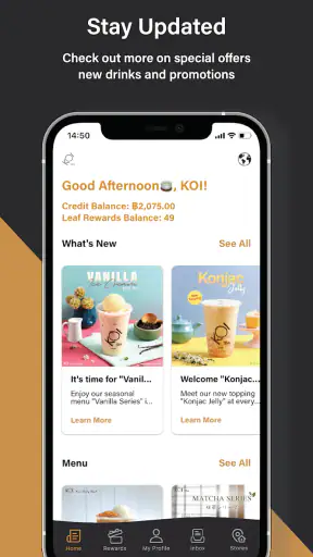 KOI Thé Thailand screenshot