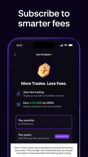 Kraken: Trade Bitcoin & Crypto screenshot