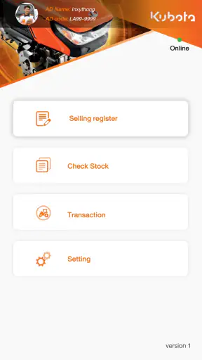 Kubota Warranty screenshot