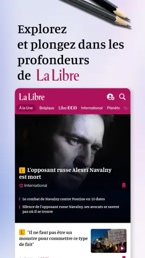 La Libre screenshot