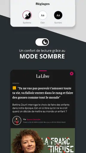 La Libre screenshot
