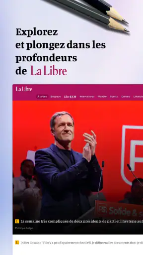 La Libre screenshot
