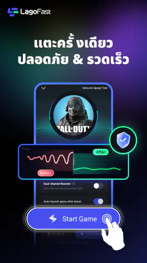 LagoFast Booster: ความหน่วงต่ำ screenshot
