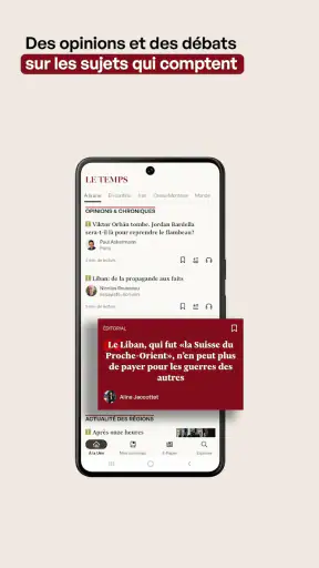 Le Temps, actualités et info screenshot