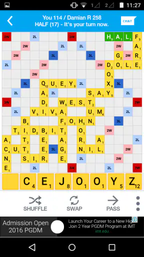 Lexulous Word Game screenshot