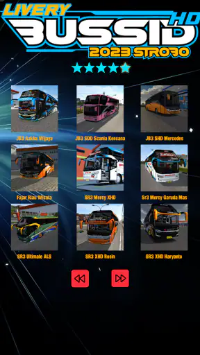 Livery Bussid HD Strobo screenshot