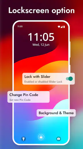 Lock Screen OS 17 screenshot