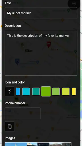 Map Marker screenshot