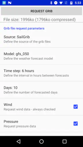 Marine Weather Pro| SailGrib screenshot