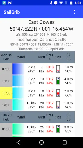 Marine Weather Pro| SailGrib screenshot