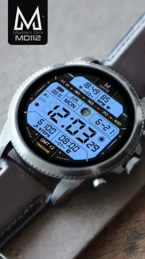 MD112 Digital watch face screenshot