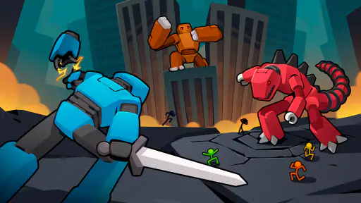 MechaStick Fighter screenshot