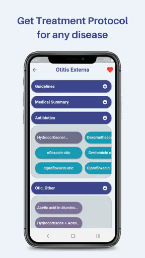 Medinfo: Medical information screenshot