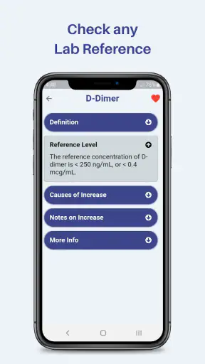 Medinfo: Medical information screenshot