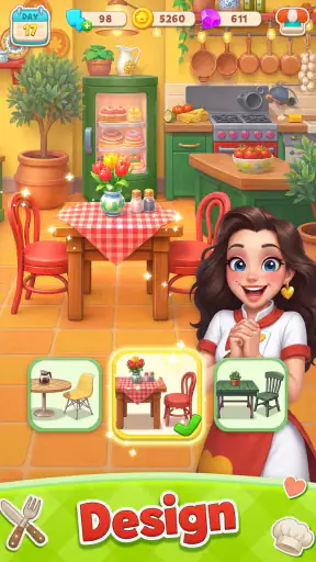 Merge Bistro™ ทำอาหารและตกแต่ง screenshot