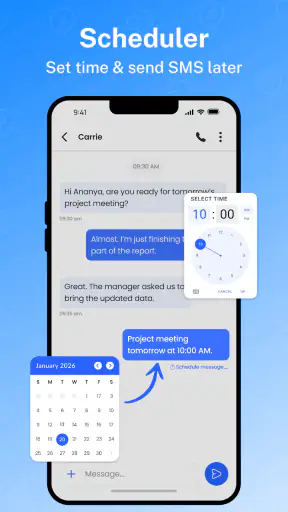 Messages - SMS, Text, Launcher screenshot