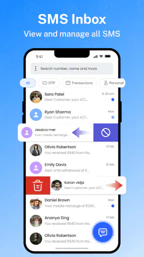 Messages - SMS, Text, Launcher screenshot
