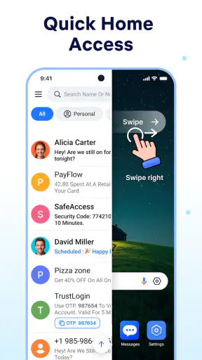 Messages - Text SMS Home screenshot