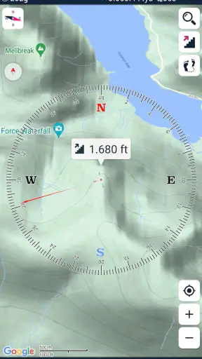Mgrs &Utm Map: ทางยุทธวิธี GPS screenshot