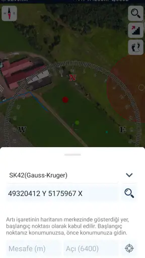 Mgrs &Utm Map: ทางยุทธวิธี GPS screenshot