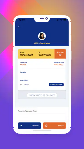 MiHCM screenshot