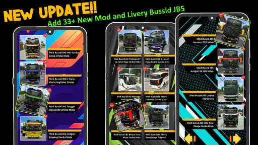Mod Bussid JB5 Strobo Mata screenshot