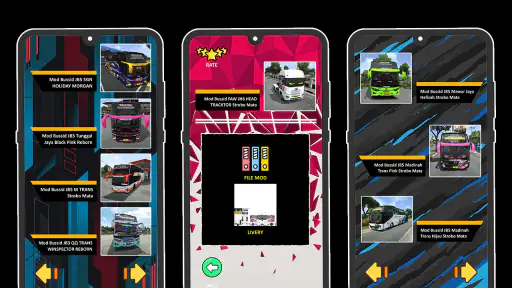 Mod Bussid JB5 Strobo Mata screenshot