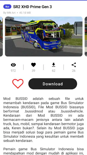 Mod Bussid Terbaru STJ Draka screenshot