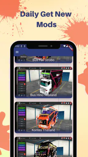 Mod Bussid Thailand screenshot
