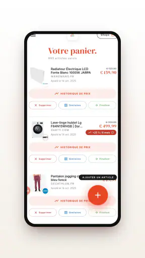 MOSC - Price tracker screenshot