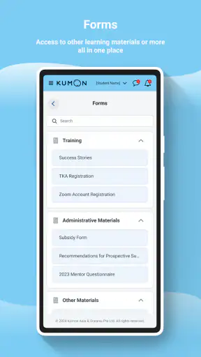 My Kumon screenshot