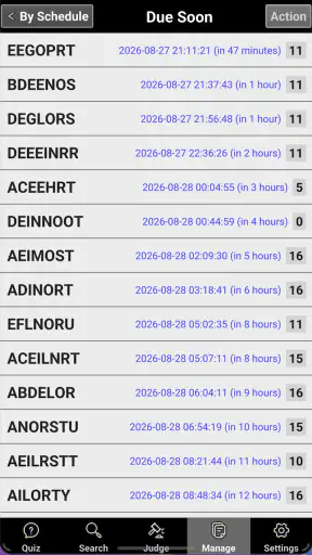 NASPA Zyzzyva Mobile screenshot