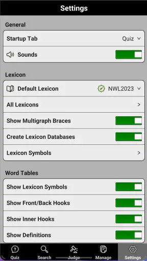 NASPA Zyzzyva Mobile screenshot