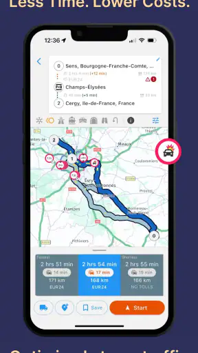 NaviTruck GPS Truck & Caravan screenshot