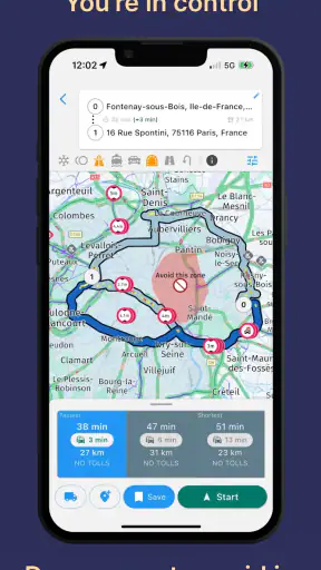 NaviTruck GPS Truck & Caravan screenshot