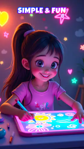 Neon Brush - วาดเรืองแสง screenshot