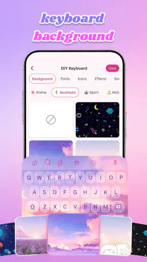 Nibbi Keyboard: Themes & DIY screenshot