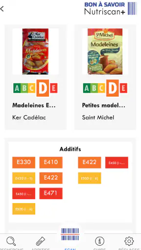 Nutriscan+ screenshot