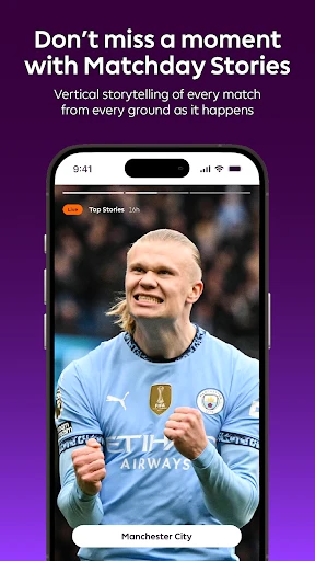 Official Premier League App screenshot