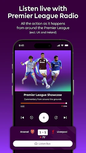 Official Premier League App screenshot