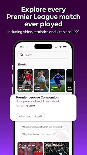 Official Premier League App screenshot