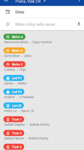 Offline Jízdní řády CG Transit screenshot