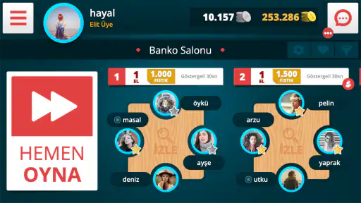 Okey & Banko screenshot