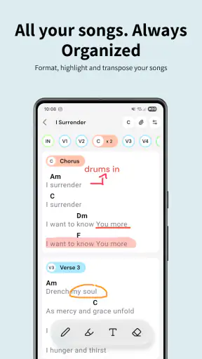OnStage: Worship Team Planner screenshot