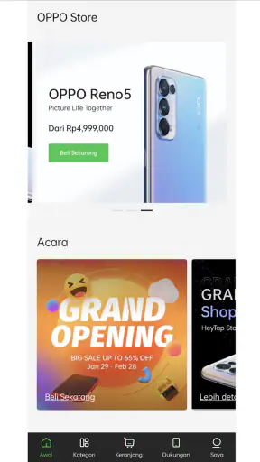 OPPO Store screenshot