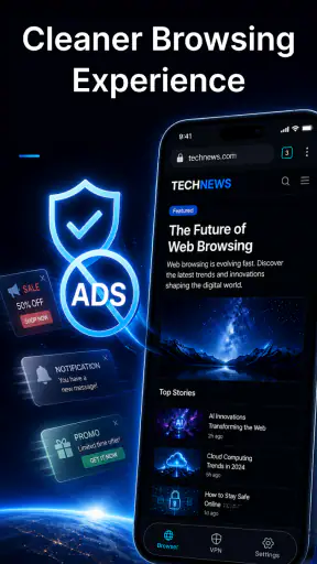 Orbit Web Browser screenshot