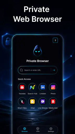 Orbit Web Browser screenshot