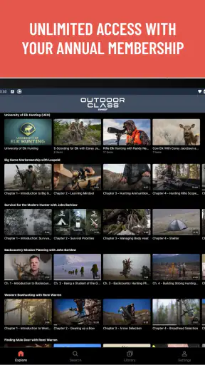 OutdoorClass: Hunting Courses screenshot